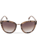 styleBREAKER Cateye Sonnenbrille in Braun Demi / Braun Verlauf