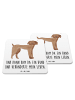Mr. & Mrs. Panda Untersetzer Set Hund Dogge mit Spruch in Weiß