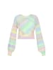 myMo Sweater in lime multicolor