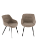 Signature Stuhl COLOMBE in Beige - (W) 64  x (H) 79  x (L) 58  cm