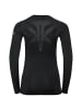 Odlo Unterhemd BL TOP Crew neck l/s ACTIVE in Schwarz