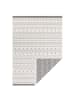 NORTHRUGS In- & Outdoor Wendeteppich Kuba Grau Creme