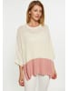 usha BLUE LABEL Damen Pullover in Creme hellrosa