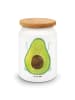Mr. & Mrs. Panda Teedose Avocado Glücklich ohne Spruch in Weiß