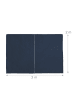 relaxdays 6 x Pavillon-Seitenteile in Blau - (B)3 m x (H)2 m