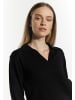 DreiMaster Damen Strickpullover in Schwarz