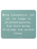 Mr. & Mrs. Panda Maus Pad Spruch Lebensziele Prokrastination mit... in Meeresbrise