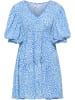 IZIA Sommerkleid in Blau Weiss