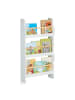 relaxdays Bücherregal "Wolke" in Weiß/ Natur - (B)42,5 x (H)80 x (T)14 cm