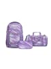 Coocazoo Schulrucksack-Set MATE "Arctic Lights" 3-tlg. in Lila