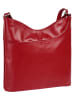 Samantha Look Umhängetasche echt Leder in rot