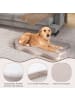 COSTWAY Hundekissen waschbar in Beige