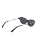 Funky Buddha Frauen Sonnenbrille Katzenauge Schwarz