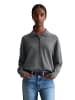 Marc O'Polo DENIM Strickpolo relaxed in Asphalt Melange
