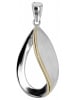 Adeliás Damen Anhänger Tropfen aus 925 Silber in silber