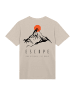 F4NT4STIC T-Shirt Escape Discover the World Mountain in sand