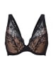 LINGADORE DAILY Triangel plunge BH Black taupe