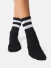 Nur Die  Sportsocken Kurzsocken in schwarz/grau