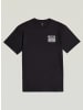 G-Star Raw Barcode Back Graphic Loose T-Shirt dk black