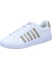 K-SWISS Schnürschuhe, Sneakers Low in white/cornstalk/metallic