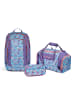 Satch Schulrucksack-Set AIR 80s Dance 3-teilig in Lila