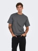 ONLY & SONS T-shirt in Grey Pinstripe 1
