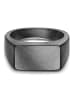 True Rebels Ring aus Edelstahl in gunmetal