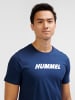 Hummel T-Shirt Hmlelemental Herren in DRESS BLUES