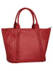 Samantha Look Shopper echt Leder in rot