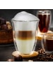 Creano 2er-Set "Thermo-Gläser" DG-V doppelwandig, 250ml Glas