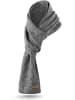 normani Merinowoll-Schal mit Design Yuma in Grau