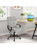 COSTWAY Ergonomischer Bürostuhl 50 x 45 x 104-114 cm in Grau