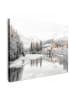 MuchoWow Leinwand bilder Gefrorener Fluss (BxH)