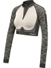 Hummel Halbreißverschluss Jacke Hmlmt Mila Multisport Damen in BLACK/CHATEAU GREY
