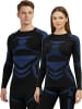 Polar Husky 1x Thermooberteil Thermoshirt langarm für Damen und Herren in Blau