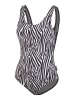 BECO the world of aquasports Badeanzug Zebra Vibes in schwarz-weiß