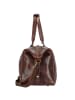 Buckle & Seam Linwood Reisetasche Leder 50 cm in brown-blu