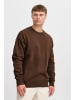 !SOLID Rundhalspullover SDLenz in Braun