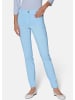 MADELEINE Schmale Skinny-Hose, Zippertaschen in bleu
