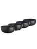 Butlers Schale CASA NOVA 4er-Set in Schwarz