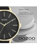 Oozoo Analog-Armbanduhr Oozoo Timepieces schwarz extra groß (ca. 48mm)