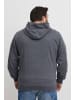 BLEND Kapuzensweatjacke BHHulker in Mittelblau