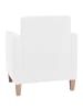 58 aufm Kessel SESSEL Karol Bezug Veloursstoff Buche natur / creme