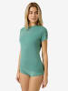 super.natural Merino T-Shirt SIERRA140 TEE in Petrol
