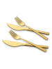 Echtwerk 4 tlg. Set Pizzabesteck-Set in Gold