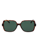 Barbour Frauen Sonnenbrille Quadratisch Havanna