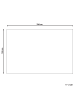 Beliani Kurzflor KARTEPE in Bunt/Blau/Grau - (W) 160 x (H) 0.5 x (L) 230 cm