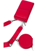 styleBREAKER Mini Umhängetaschen Set in Rot