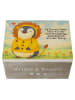 Mr. & Mrs. Panda Geschenkbox Löwe Astrologie Design mit Spruch in Weiß