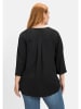 sheego Bluse in schwarz